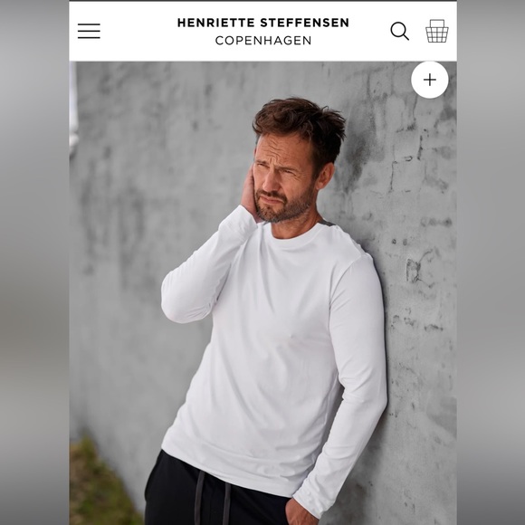 Carl by Steffensen Copenhagen, White Long Sleeve Shirt, Small (Men’s) - Picture 5 of 5